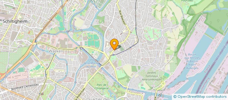 localisation de l'entreprise MOURLIND à STRASBOURG