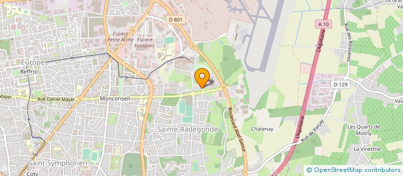 localisation de l'entreprise MOURLON  TOURS