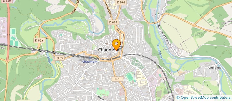 localisation de l'entreprise MOURLON à CHAUMONT