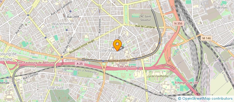 localisation de l'entreprise MOURMAZ à LILLE