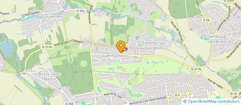 localisation de l'entreprise MOURNES  GUERMANTES