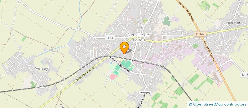 localisation de l'entreprise MOUROT BRUNO ISABELLE  NEUVILLE-DE-POITOU