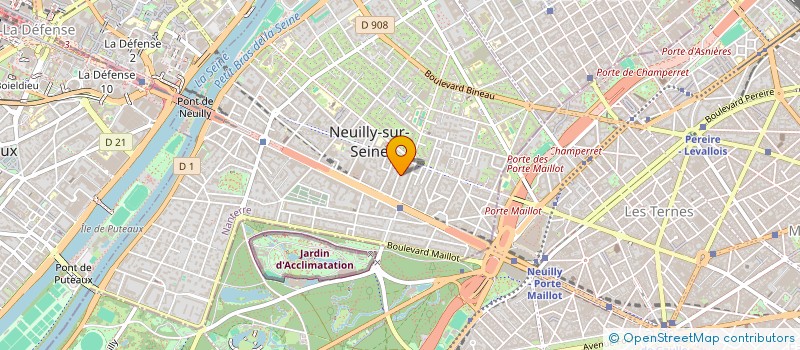 localisation de l'entreprise MOUROT INTERACTIVE à NEUILLY-SUR-SEINE