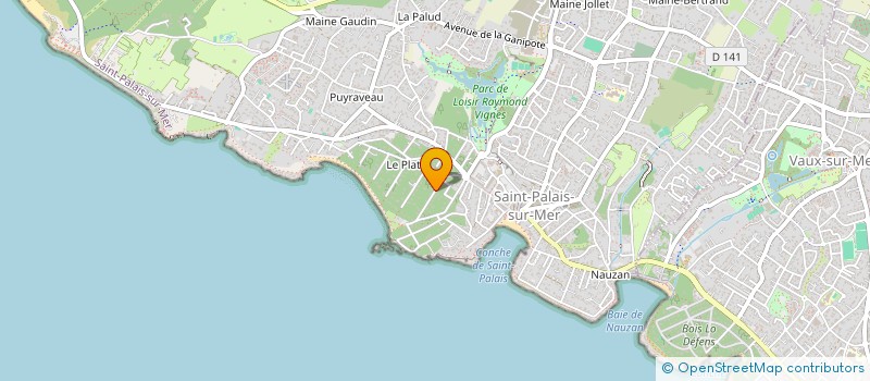 localisation de l'entreprise MOUROT-NAPPEE  SAINT-PALAIS-SUR-MER