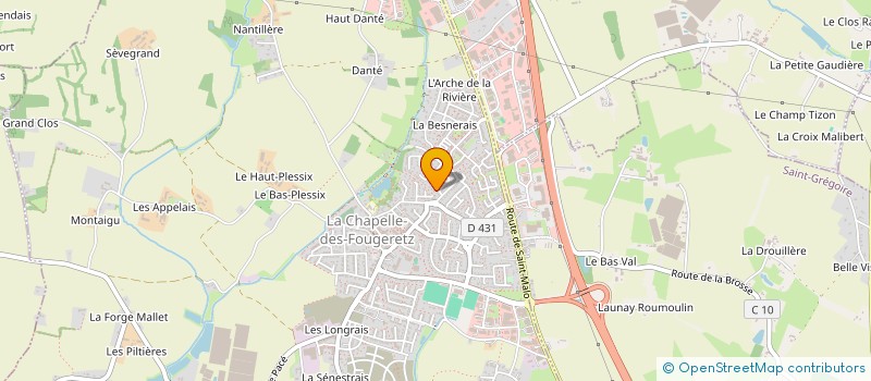 localisation de l'entreprise MOUROUK  LA MEZIERE