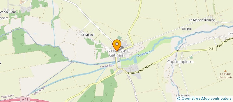 localisation de l'entreprise MOUROUX 45 à SCEAUX-DU-GATINAIS