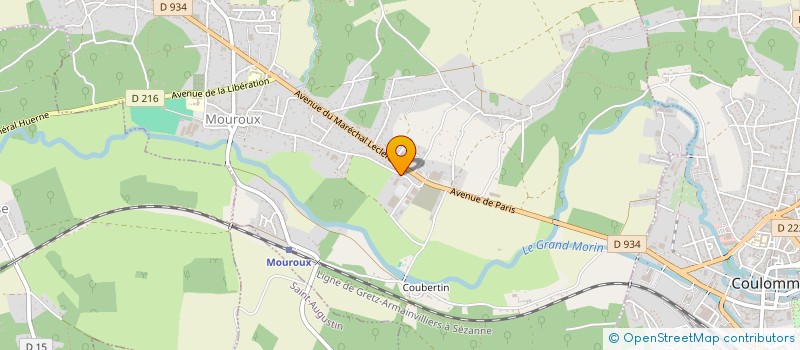 localisation de l'entreprise MOUROUX DISCOUNT  MOUROUX