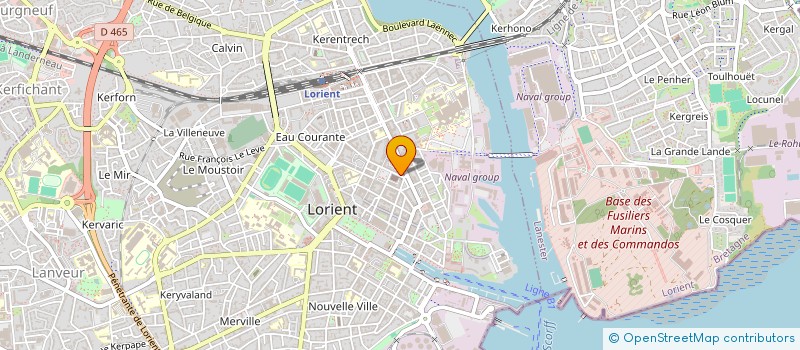localisation de l'entreprise MOURRAIN LUMINAIRES à LORIENT