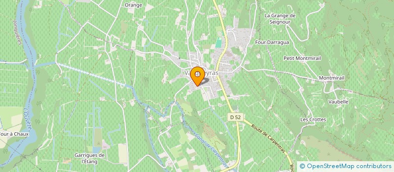 localisation de l'entreprise MOURRE GILBERT ET VEUVE MOURRE GUSTAVE  VACQUEYRAS