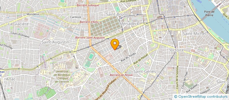 localisation de l'entreprise MOURRE NEGRE  BORDEAUX