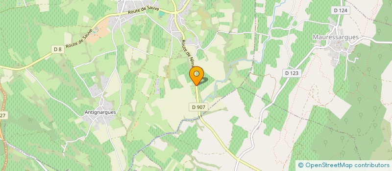 localisation de l'entreprise MOURRIN FRERES - TRAVAUX AGRICOLES  AIGREMONT