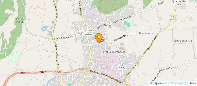 localisation de l'entreprise MOURS DIESEL à MOURS-SAINT-EUSEBE