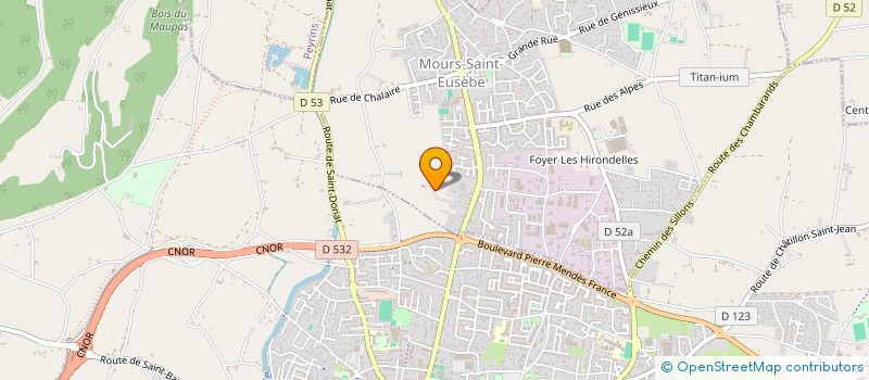 localisation de l'entreprise MOURS DROME SERVICES  MOURS-SAINT-EUSEBE