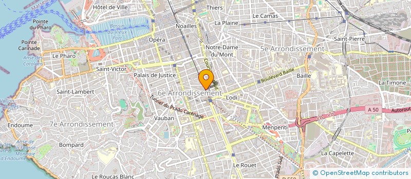 localisation de l'entreprise MOURY à MARSEILLE