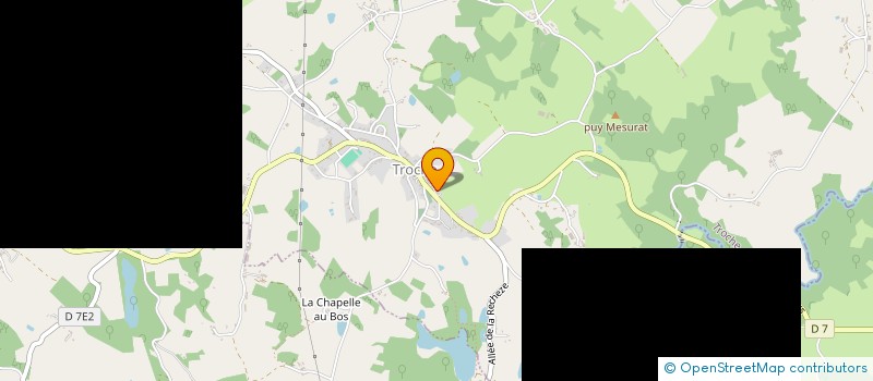 localisation de l'entreprise MOURY TERRASSEMENT BATIMENT  TROCHE