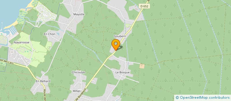 localisation de l'entreprise MOUSE  BISCARROSSE