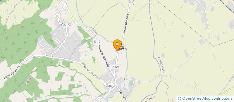 localisation de l'entreprise MOUSENS DEVELOPPEMENT  CAUJAC