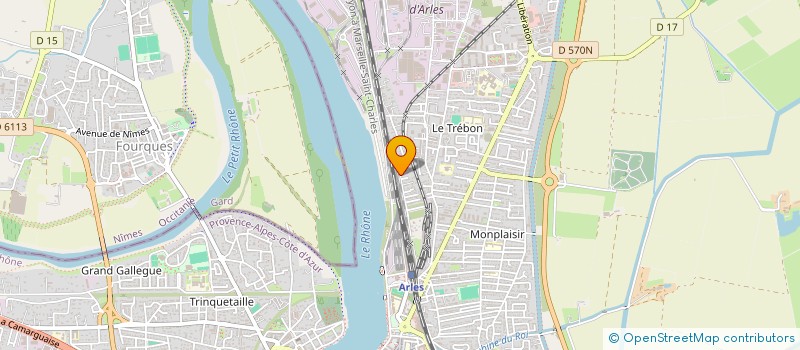 localisation de l'entreprise MOUSETIC  ARLES