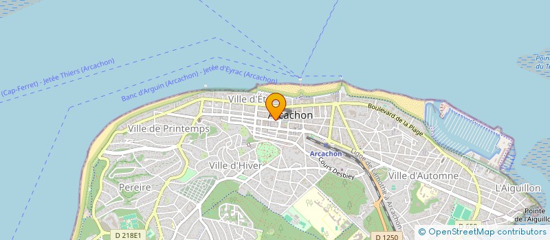 localisation de l'entreprise MOUSNIER  ARCACHON