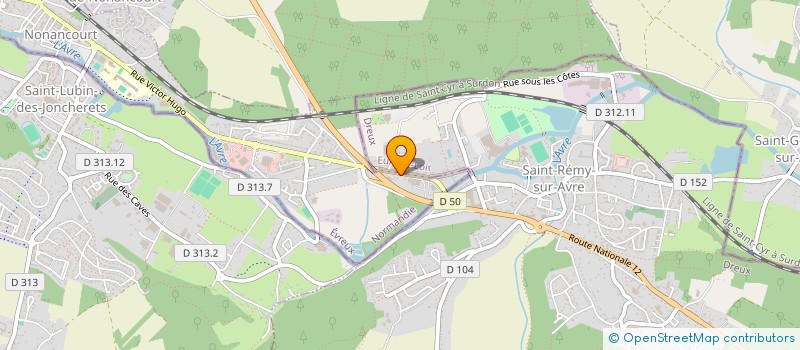localisation de l'entreprise MOUSNIER SARL à NONANCOURT