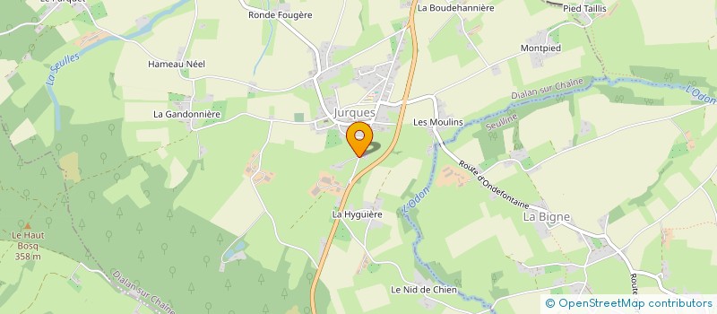 localisation de l'entreprise MOUSQUEFERE  DIALAN SUR CHAINE