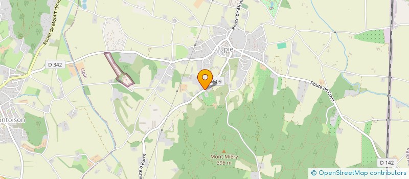 localisation de l'entreprise MOUSS'  UPIE