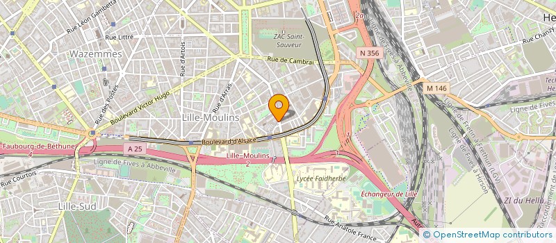 localisation de l'entreprise MOUSSA SARL à LILLE