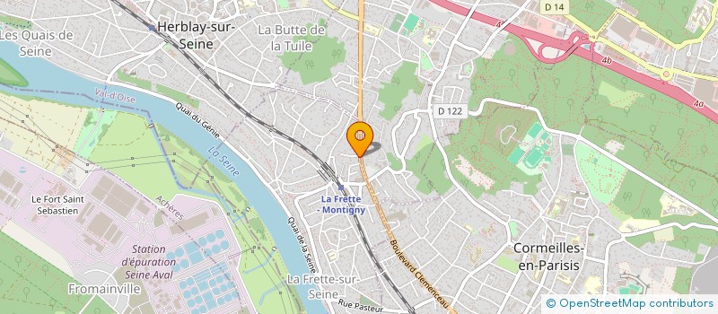 localisation de l'entreprise MOUSSAFIR  LA FRETTE-SUR-SEINE