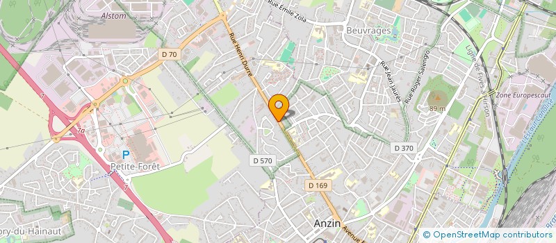 localisation de l'entreprise MOUSSAOUI  RAISMES