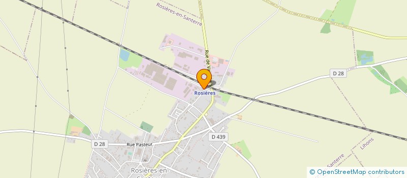 localisation de l'entreprise MOUSSAOUI ET LHEUREUX à ROSIERES-EN-SANTERRE