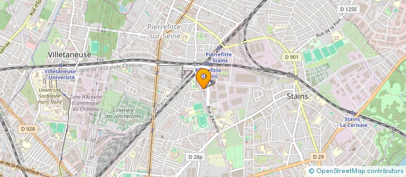 localisation de l'entreprise MOUSSAY 26 à STAINS