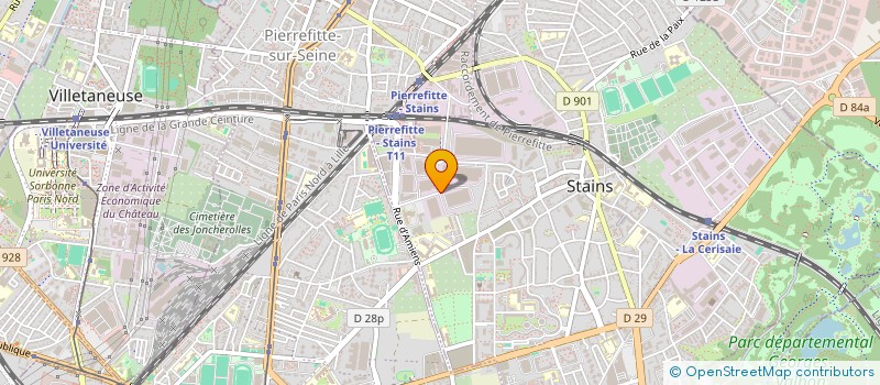 localisation de l'entreprise MOUSSAY INVEST à STAINS