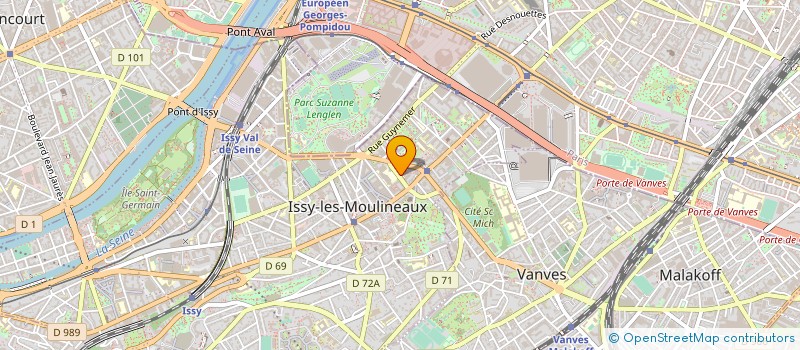 localisation de l'entreprise MOUSSE à ISSY-LES-MOULINEAUX