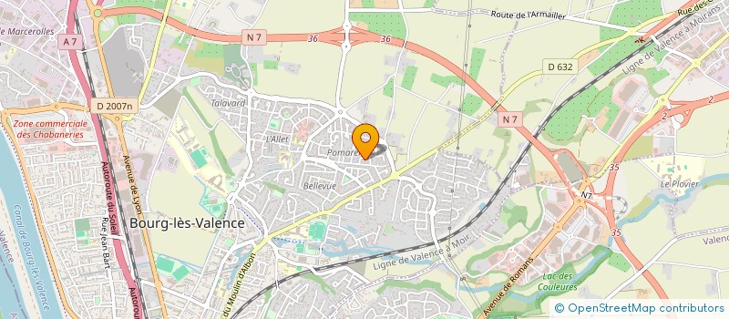 localisation de l'entreprise MOUSSE  BOURG-LES-VALENCE