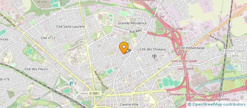 localisation de l'entreprise MOUSSE AUTO  SIN-LE-NOBLE