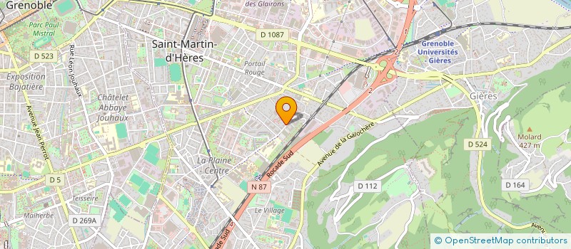localisation de l'entreprise MOUSSE ISERE PEINTURE  SAINT-MARTIN-D'HERES