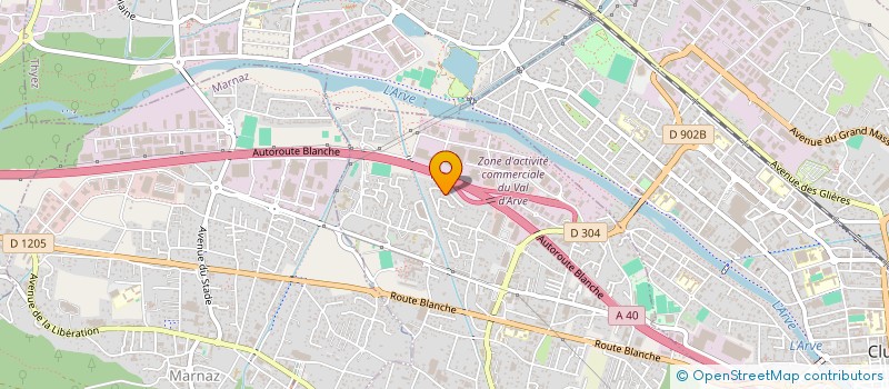 localisation de l'entreprise MOUSSE MACONNERIE  SCIONZIER