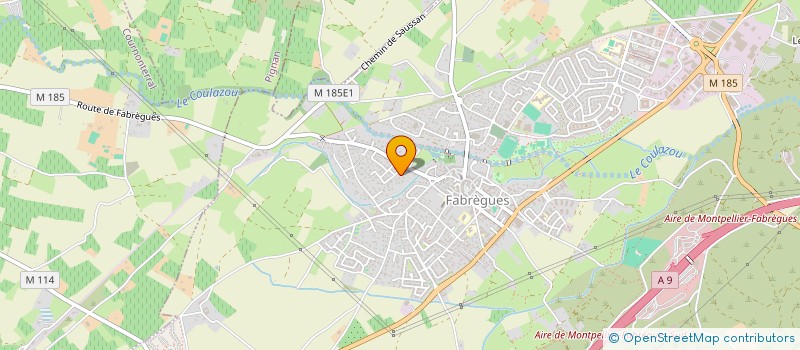 localisation de l'entreprise MOUSSEAUX-GILABERT SNC à FABREGUES