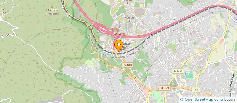 localisation de l'entreprise MOUSSEAZUR à LA CIOTAT