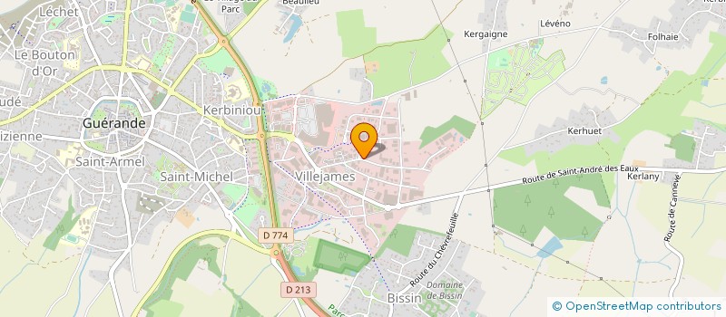 localisation de l'entreprise MOUSSET ELECTRICITE à GUERANDE