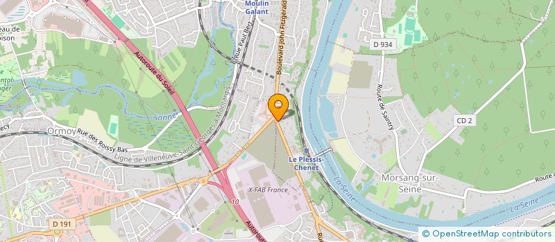 localisation de l'entreprise MOUSSIDAL LEDHEHADHE DE FRANCE (MLF)  CORBEIL-ESSONNES