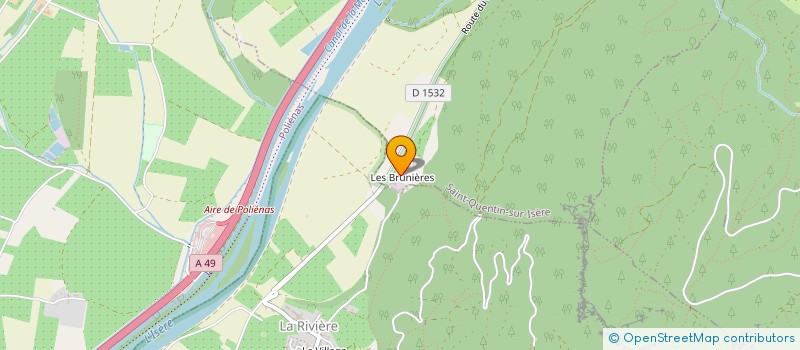 localisation de l'entreprise MOUSTACHE  SAINT-QUENTIN-SUR-ISERE