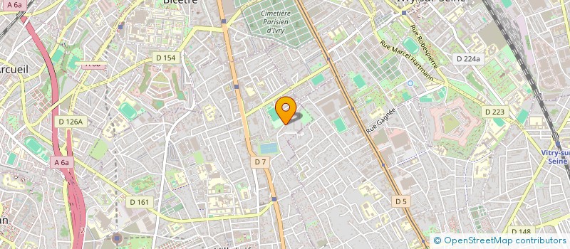 localisation de l'entreprise MOUSTACHE STYL 20.784 à VILLEJUIF