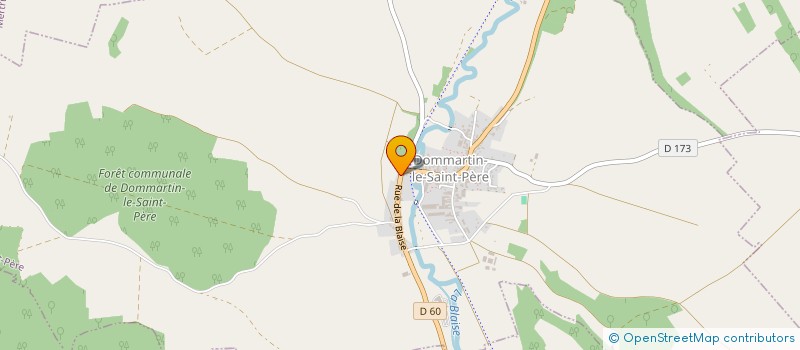 localisation de l'entreprise MOUSTACHES ET COUSSINETS à DOMMARTIN-LE-SAINT-PERE