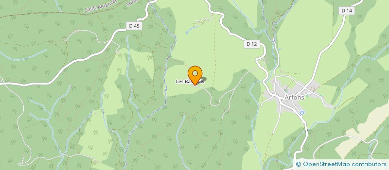 localisation de l'entreprise MOUSTACHES OCCITANE  ARFONS