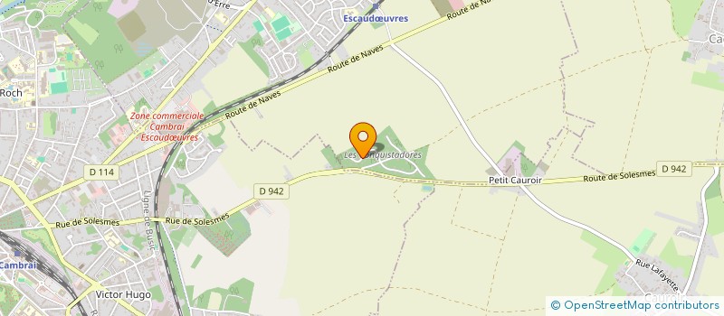 localisation de l'entreprise MOUSTIC  ESCAUDUVRES