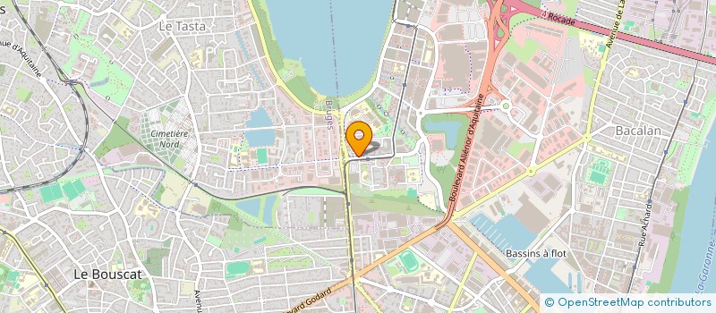 localisation de l'entreprise MOUSTIK à BORDEAUX