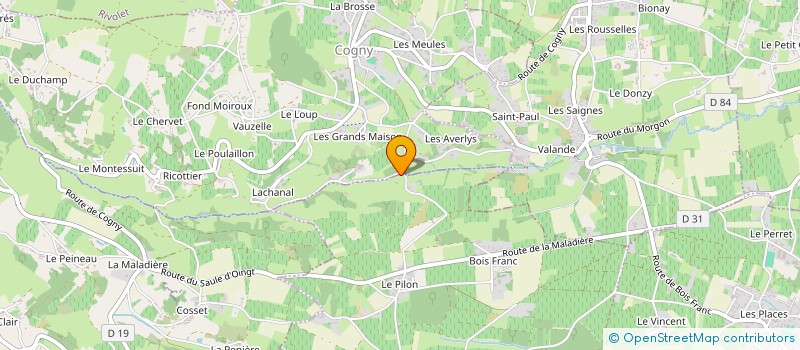 localisation de l'entreprise MOUSTIK'ECO  POUILLY-LE-MONIAL