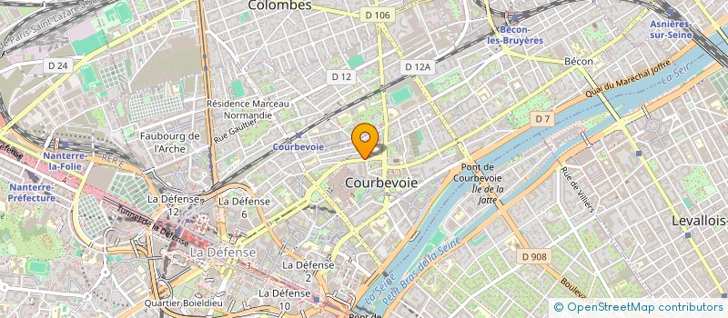 localisation de l'entreprise MOUTARD JEAN-CLAUDE à COURBEVOIE