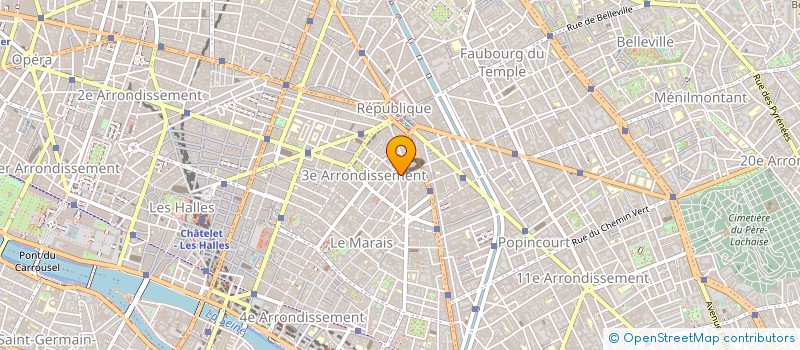 localisation de l'entreprise MOUTARDE à PARIS